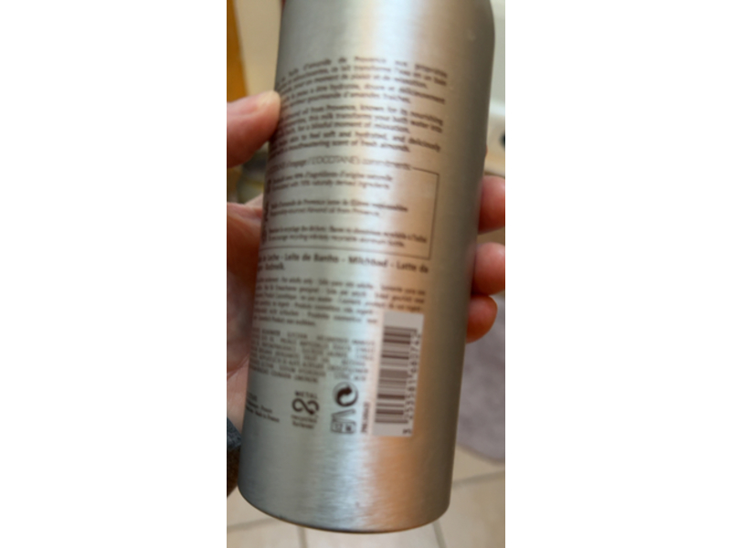 L'occitane En Provence Almond Milky Bath, Almond Milk, 16.9 fl oz/500 mL