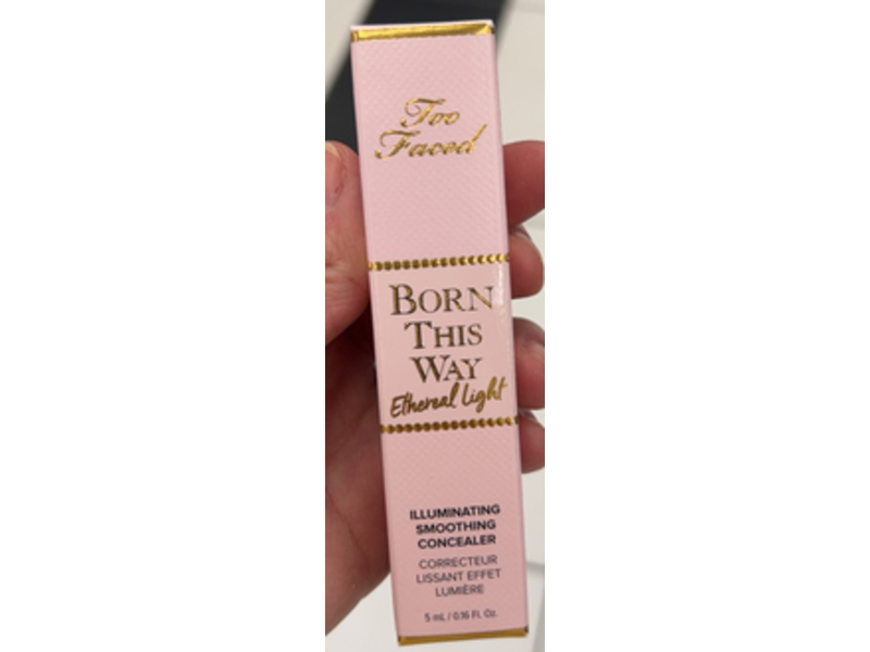 Too Faced Born This Way Ethereal Light Illuminating Smoothing Concealer, 07 Butter Croissant, 0.16 fl oz/5 mL
