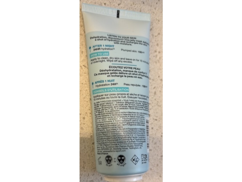 Sephora Hydrate Quenching Sleeping Mask, Polyglutamic Acid + Ceramides, 2.53 fl oz/75 mL
