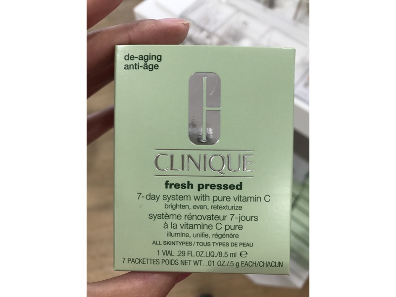 Clinique Fresh Pressed 7-day System, Vitamin C, 7 Count