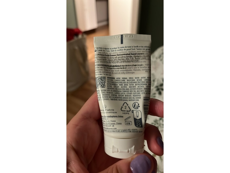 Avene Cold Cream Concentrated Hand Cream, 50 mL/1.6 oz