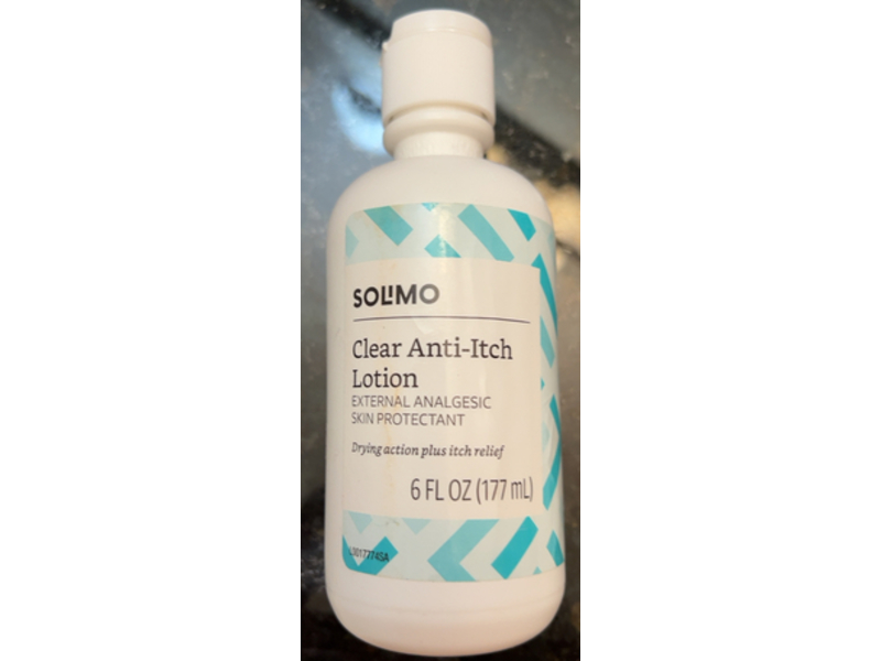 Solimo Clear Anti-Itch Lotion, 6 fl oz/177 mL