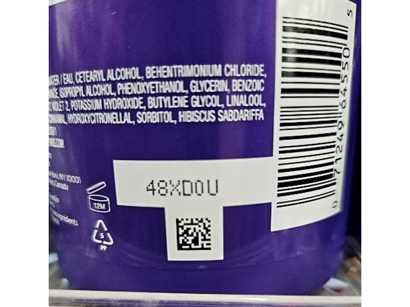 L’Oreal Paris EverPure Conditioner, Purple, 23 fl oz/680 mL