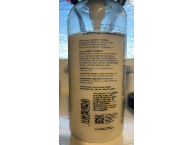 Bleach London Reincarnation Conditioner, 10.14 fl oz/300 mL