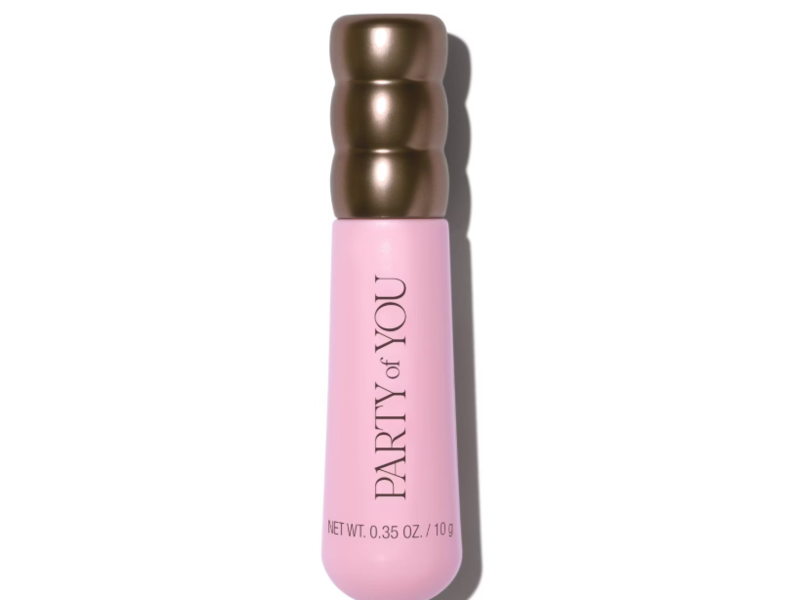 Party Of You Security Blanket Plush Hug Lip Balm, Strawberry Milkshake, 0.35 oz/10 g