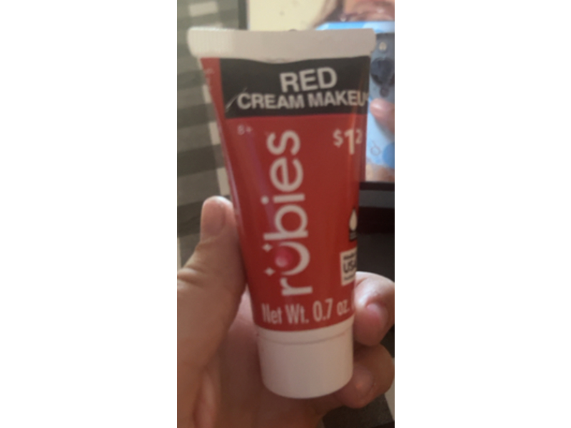 Rubies Makeup Red Cream, 0.7 oz/19 g