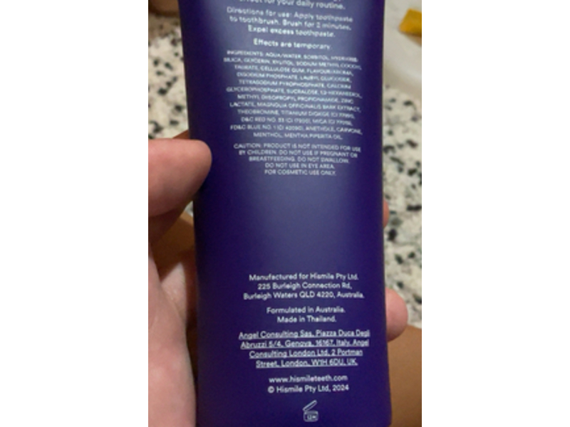 HiSmile V34 Colour Corrector Toothpaste, 3.5 oz/100 g