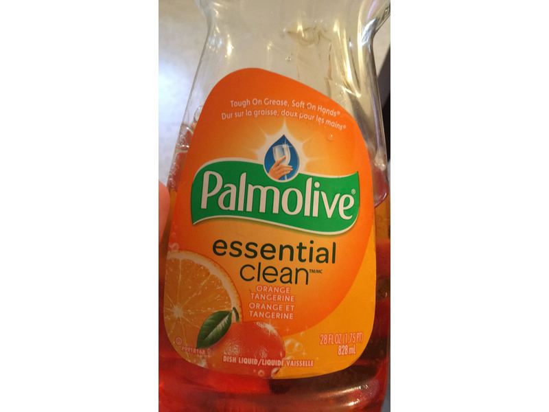 Palmolive Essential Clean Dish Liquid, Orange Tangerine, 28 fl oz/828 mL, Pack Of 3