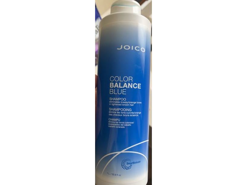 Joico Color Balancing Blue Shampoo, 33.6 fl oz/1 L