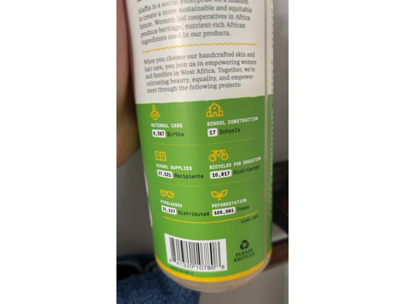 Alaffia Babies Kids Shampoo & Body Wash, Coconut Chamomile, 16 fl oz/473 mL