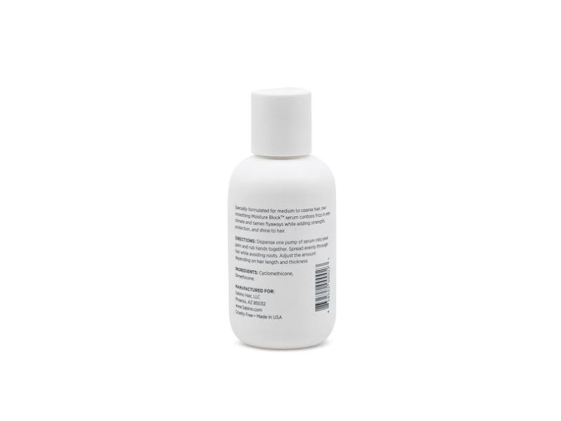 Sabino Anti-Frizz Control Moisture Block Serum, 4 fl oz/118 mL