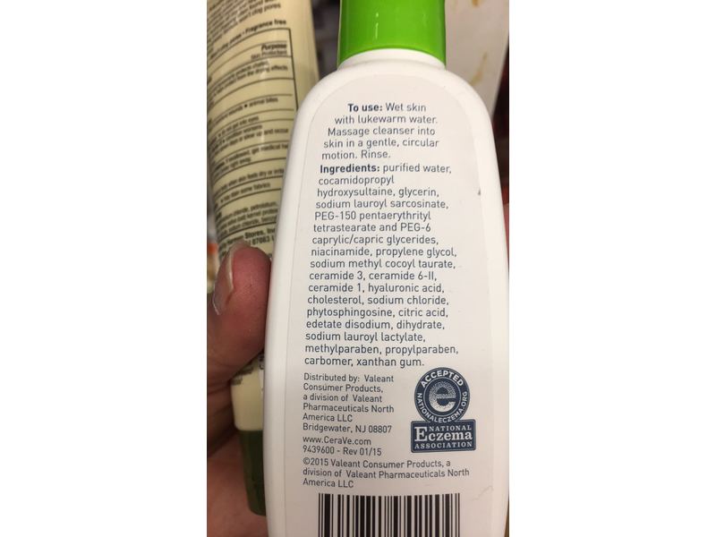 CeraVe Facial Cleanser, Foaming Facial Cleanser, 3 Ounce
