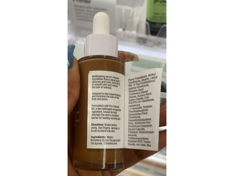 Neutrogena Healthy Skin Sensitive Skin Serum Foundation, Deep 01, 1 oz/28 g