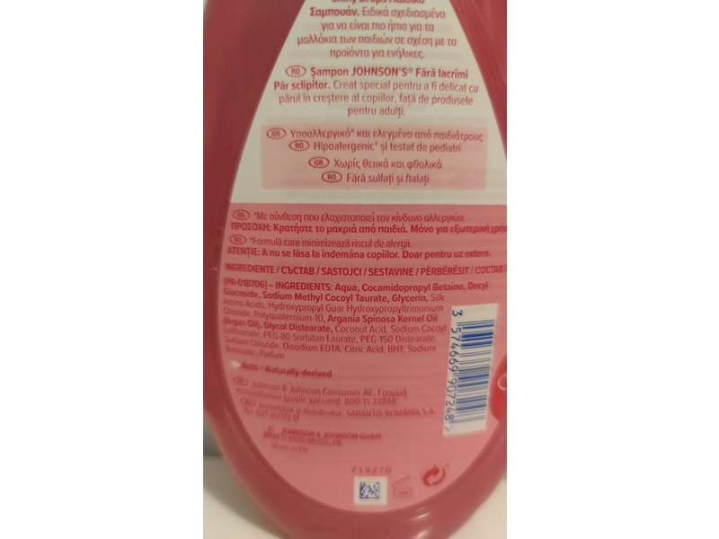 Johnson's Kids Shampoo, Shiny Drops, 500 mL