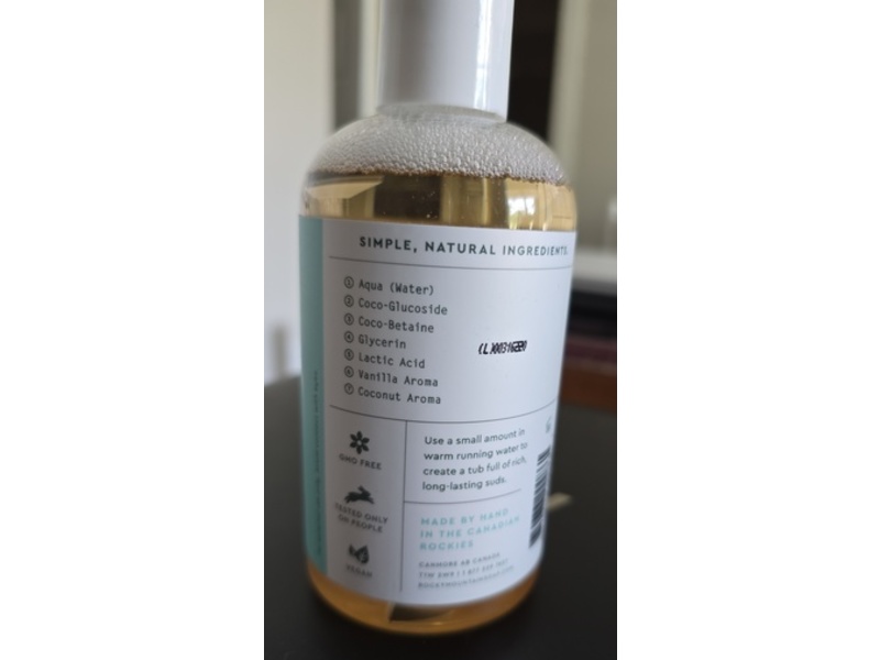 Rocky Mountain Soap Co The Better Bubble Bath, Vanilla Coconut, 240 mL