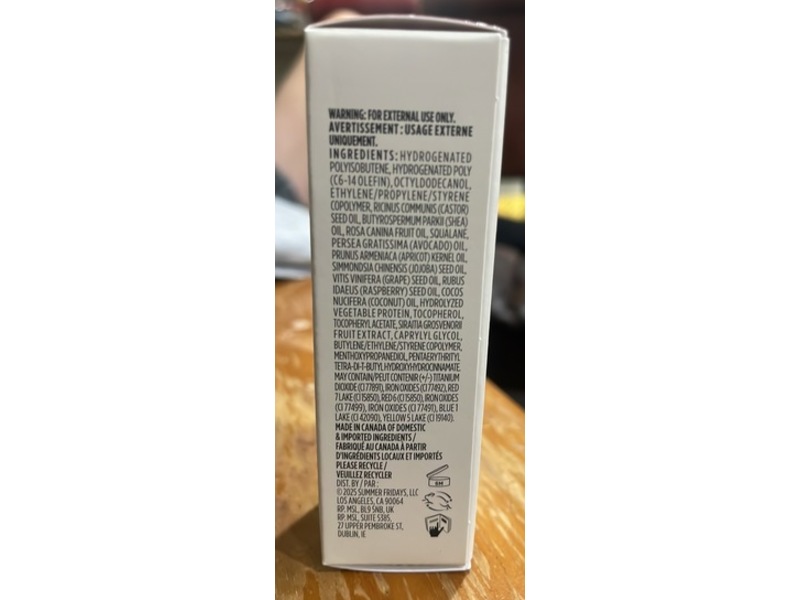 Summer Fridays Dream Lip Oil, Warm Beige, 0.15 fl oz/4.5 mL