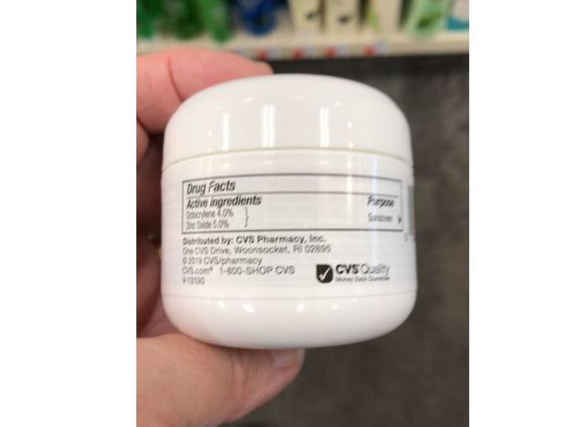 CVS Health Clear Zinc Broad Spectrum Sun Lotion, SPF 50, 2 fl oz