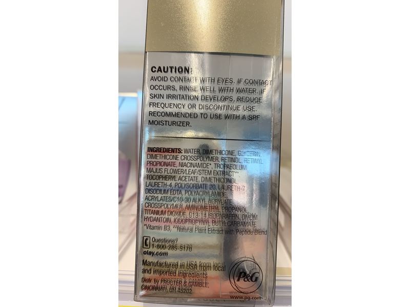 Olay Regenerist Retinol 24 Max Night Eye Cream, Fragrance Free, 0.5 fl oz/15 mL