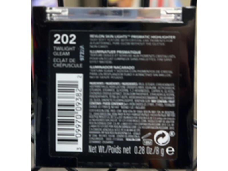 Revlon Skinlights Prismatic Powder Highlighter, Twilight Gleam 202, 0.28 oz