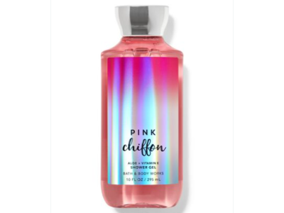 Bath & Body Works Shower Gel, Pink Chiffon, 10 fl oz/ 295 mL