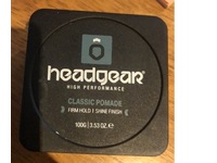 Headgear Shine Finish Classic Pomade, Firm Hold, 3.53 oz/100 g - Image 3