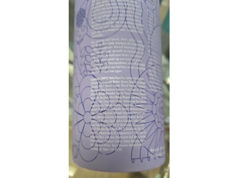 Amika Cool Blonde Shampoo, Bust Your Brass, 33.8 fl oz/1 L