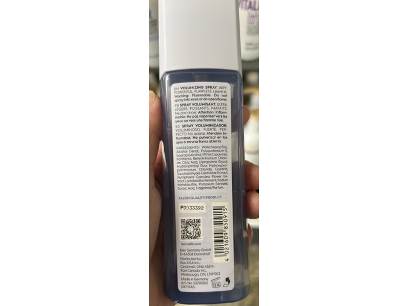 Kerasilk Volumizing Spray, 4.2 fl oz/125 mL
