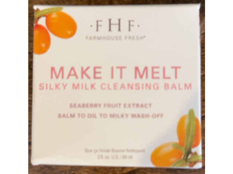 FarmHouse Fresh Make It Melt Silky Milk Cleansing Balm, 3 fl oz/89 mL