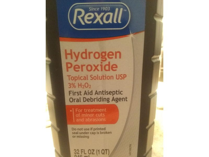 Rexall First Aid Antiseptic, Hydrogen Peroxide, 32 fl oz/946 mL