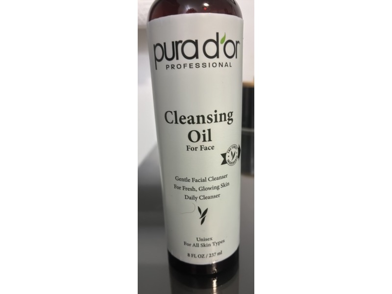 Pura D'or Professional Facial Cleansing Oil, 8 fl oz/237 mL