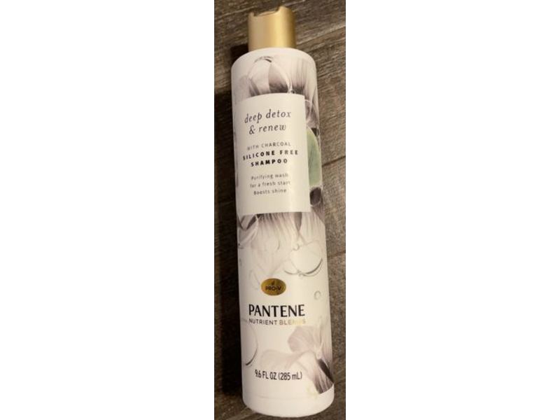 Pantene Blends Detox & Renew Charcoal Shampoo, 9.6 fl oz/285 mL