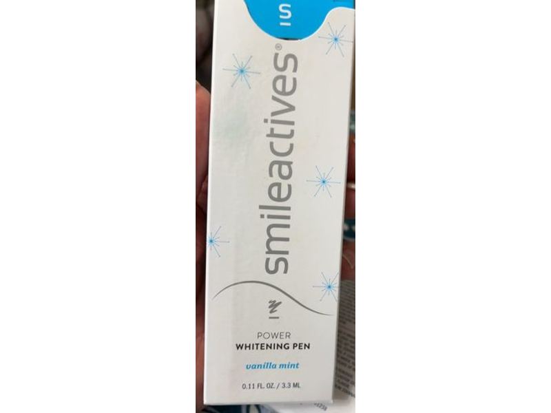 Smileactives Whitening Pen, Vanilla Mint, 0.11 fl oz/3.3 mL, Pack Of 2