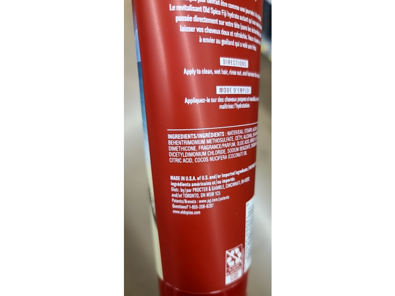 Old Spice Fiji Conditioner, Coconut, 8.0 fl oz/237 mL