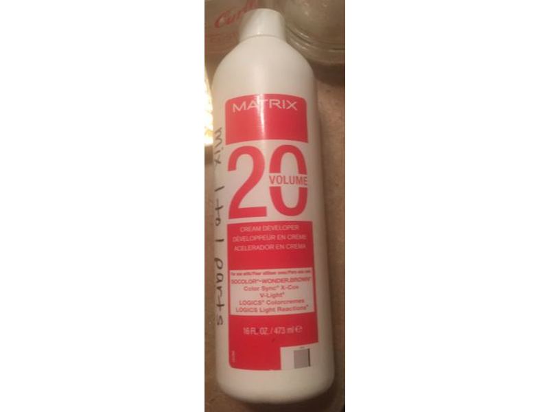 Matrix 20 Volume Cream Developer, 16 fl oz/473 mL
