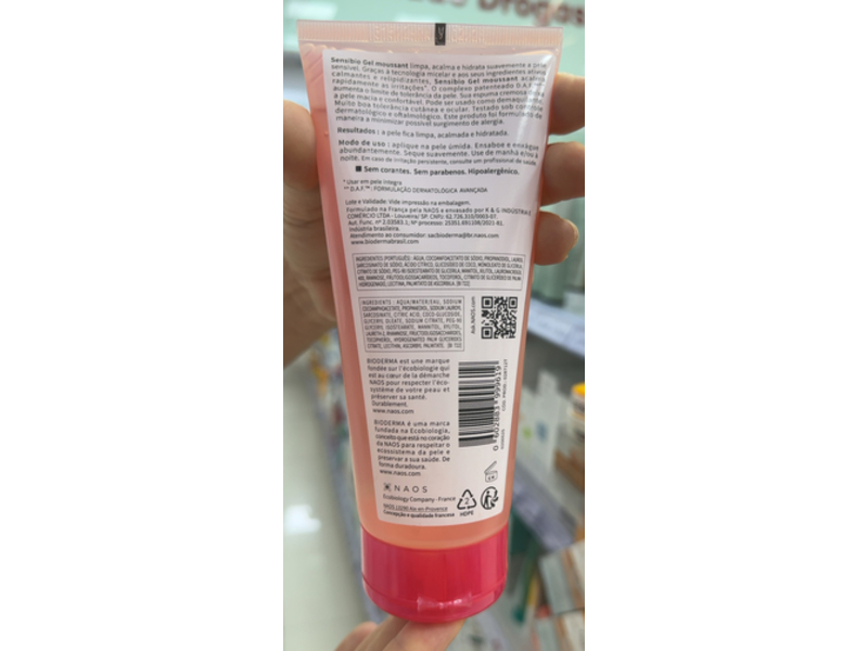 Bioderma Sensibio Soothing Micellar Cleansing Foaming Gel, 6.7 fl oz/200 mL