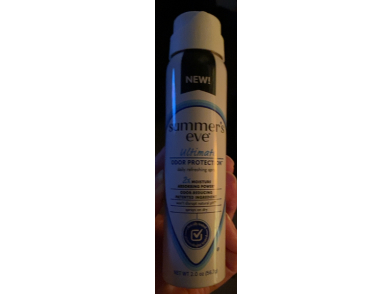 Summer's Eve Ultimate Odor Control Daily Refreshing Spray, 2.0 oz/56.7 g