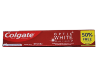 Colgate Optic White Fluoride Toothpaste, Clean Mint, 3 oz/85 g - Image 2