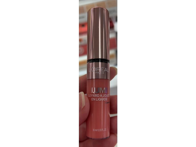 L'Oreal Paris Lumi Le Liquid Blush, Dewy Bright Pink, 0.33 fl oz/10 mL