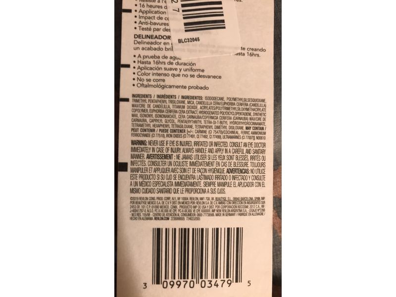 Revlon So Fierce! Vinyl Eyeliner, Righteous Rum, 0.042 oz/1.2 g