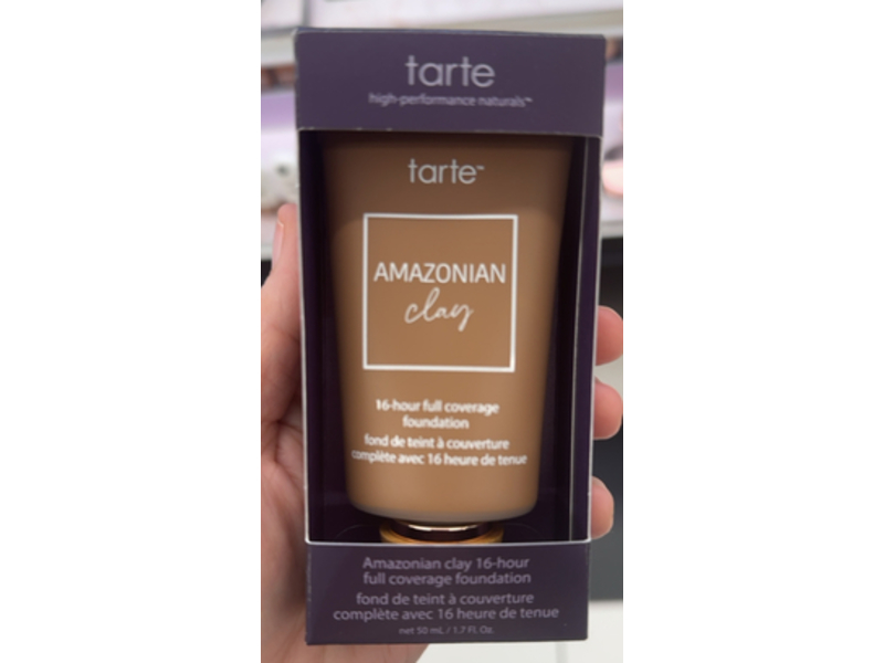 Tarte Amazonian Clay Foundation, 54G Deep Golden, 1.7 fl oz/50 mL