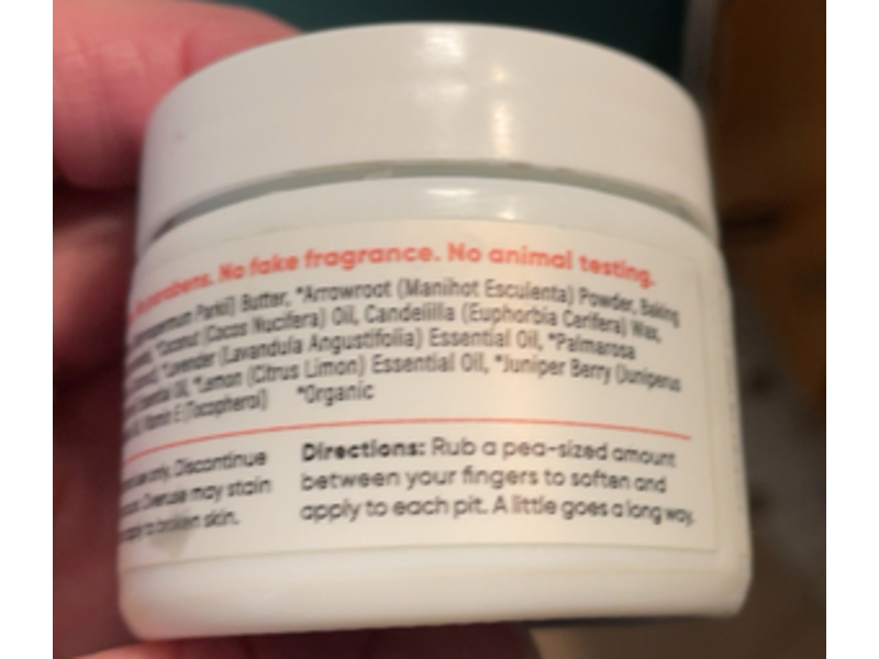 Pretty Frank Natural Deodorant, Charcoal Seaside, 2 oz/56 g