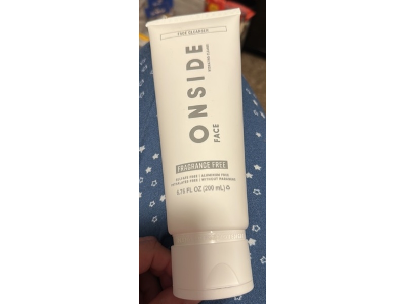 Onside Hydrating Face Cleanser, Fragrance Free, 6.76 fl oz/200 mL