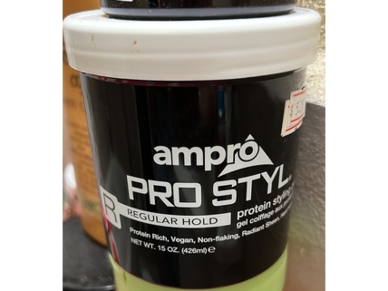 AmPro Pro Styl Protein Styling Gel, Regular Hold, 15 oz/426 mL