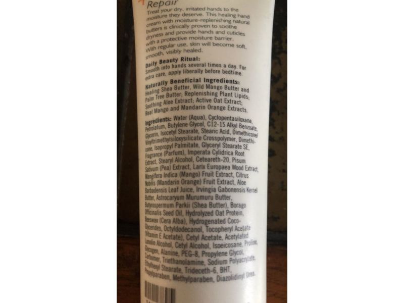 Bath & Body Works Skin Therapy Hand Repair + Healing Hand Cream, Shea Butter, Mango Mandarin, 4 oz/113.4 g