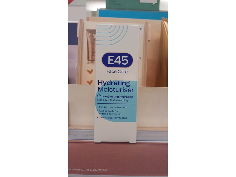 E45 Skin Care Face Moisturiser, 50 mL