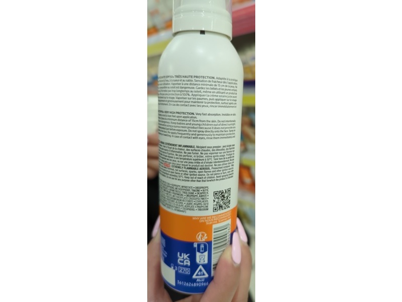 La Roche-Posay Anthelios Invisible Refreshing Mist, SPF 50+, 200 mL