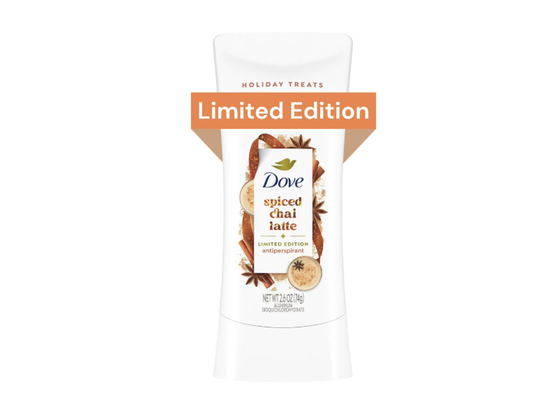 Dove Antiperspirant, Spiced Chai Latte, 2.6 oz/74 g