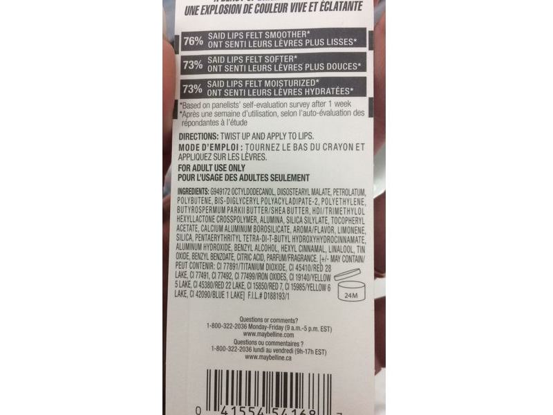 Maybelline New York Baby Lips Color Balm Crayon, 05 Toasted Taupe, 0.09 oz/2.6 g
