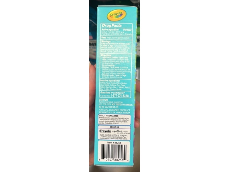 Brush Buddies Caryola Swil Anticavity Toothpaste, Watermelon Flavor, 3.5 oz/99 g