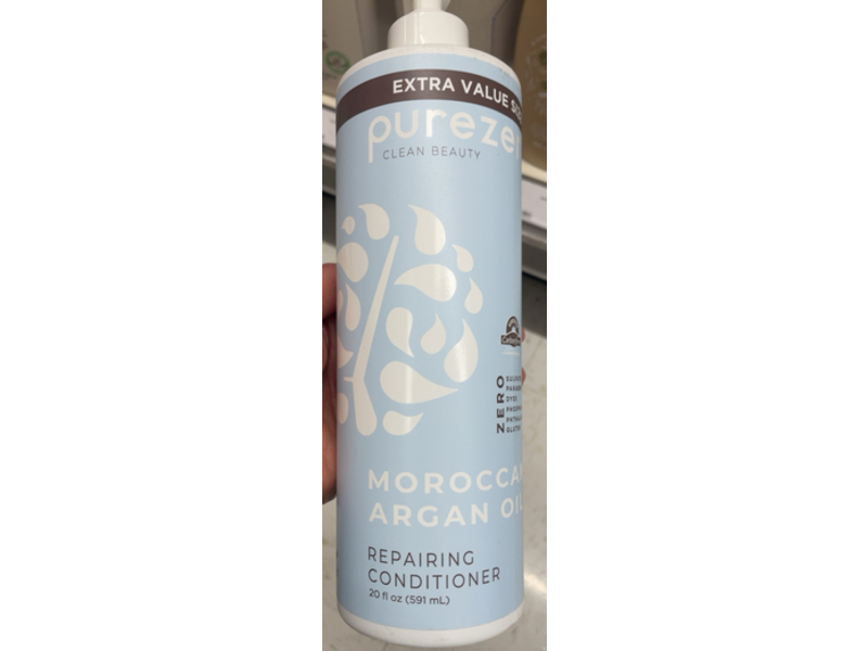Purezero Moroccan Argan Oil Repairing Conditioner, 20 fl oz/591 mL